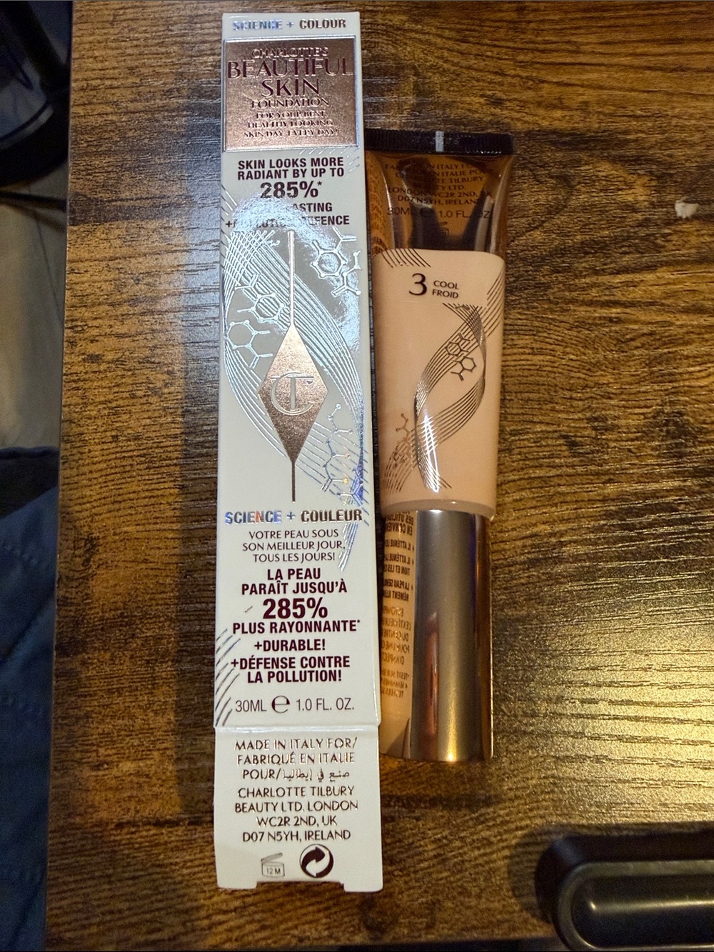 Charlotte Tilbury Beautiful Skin Foundation - Cool 3, Nude Pink
